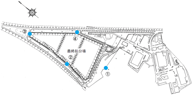 測定ポイント地図